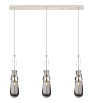 Innovations - 123-452-1P-PN-G452-4SM - LED Linear Pendant - Downtown Urban - Polished Nickel