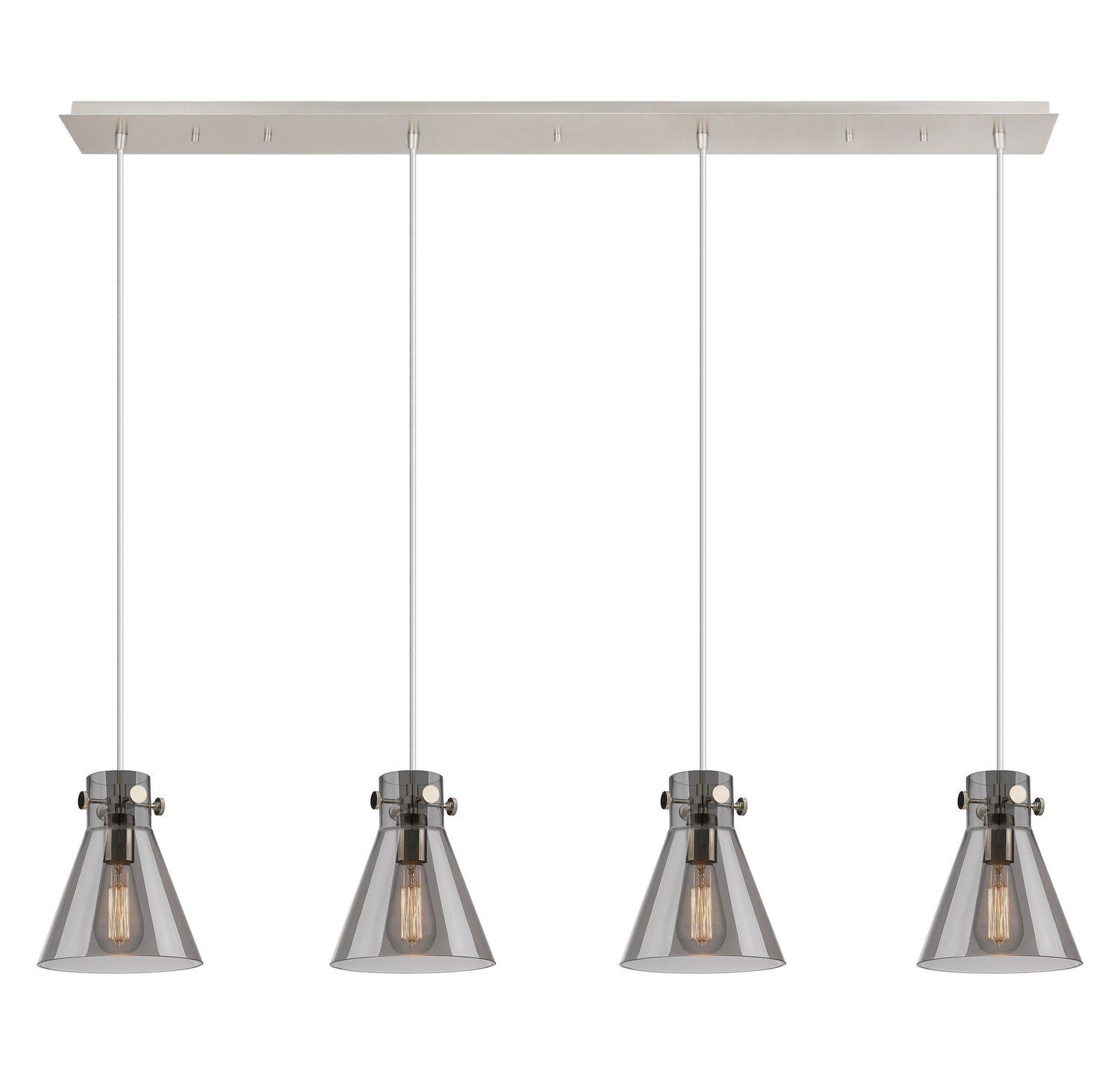 Innovations - 124-410-1PS-PN-G411-8SM - Two Light Linear Pendant - Downtown Urban - Polished Nickel