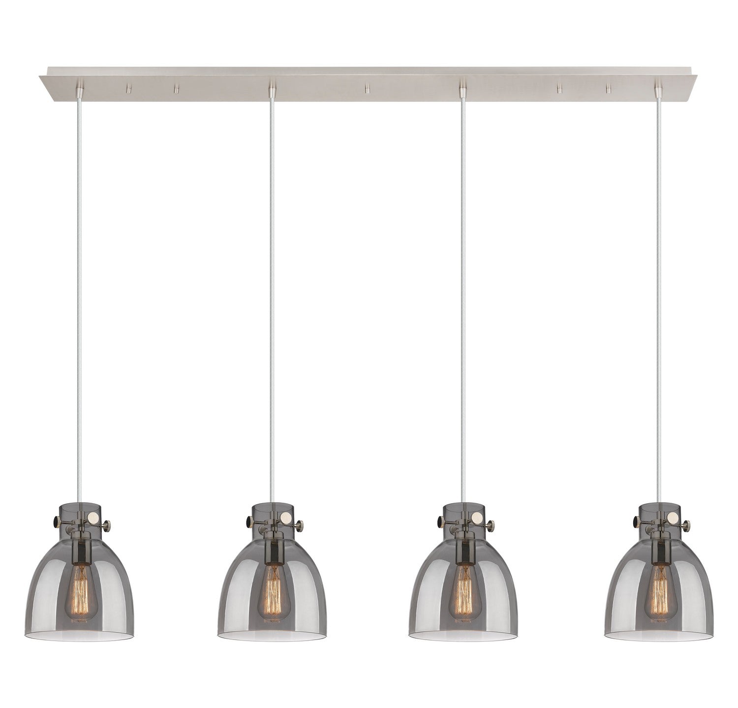 Innovations - 124-410-1PS-PN-G412-8SM - Five Light Linear Pendant - Downtown Urban - Polished Nickel