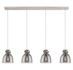 Innovations - 124-410-1PS-PN-G412-8SM - Five Light Linear Pendant - Downtown Urban - Polished Nickel