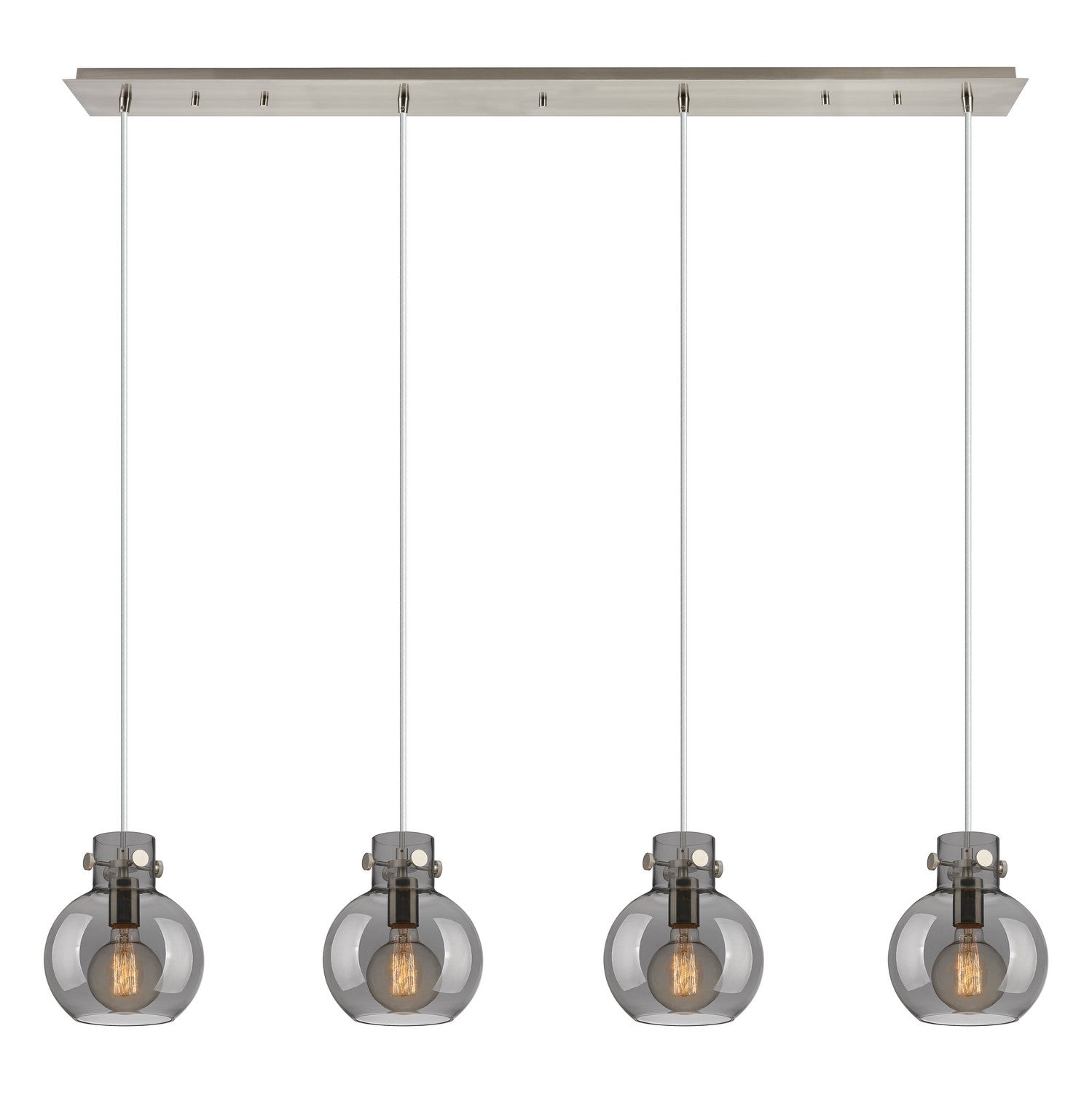 Innovations - 124-410-1PS-SN-G410-8SM - Seven Light Linear Pendant - Newton - Brushed Satin Nickel