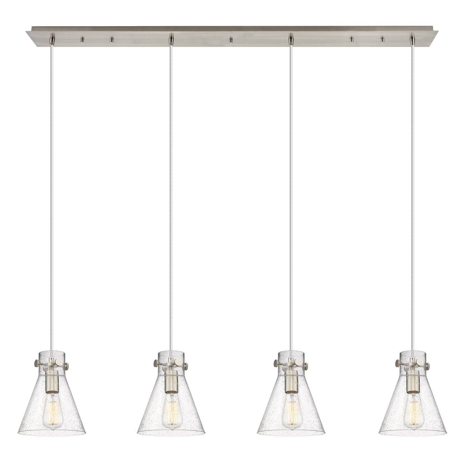 Innovations - 124-410-1PS-SN-G411-8SDY - Six Light Linear Pendant - Downtown Urban - Brushed Satin Nickel