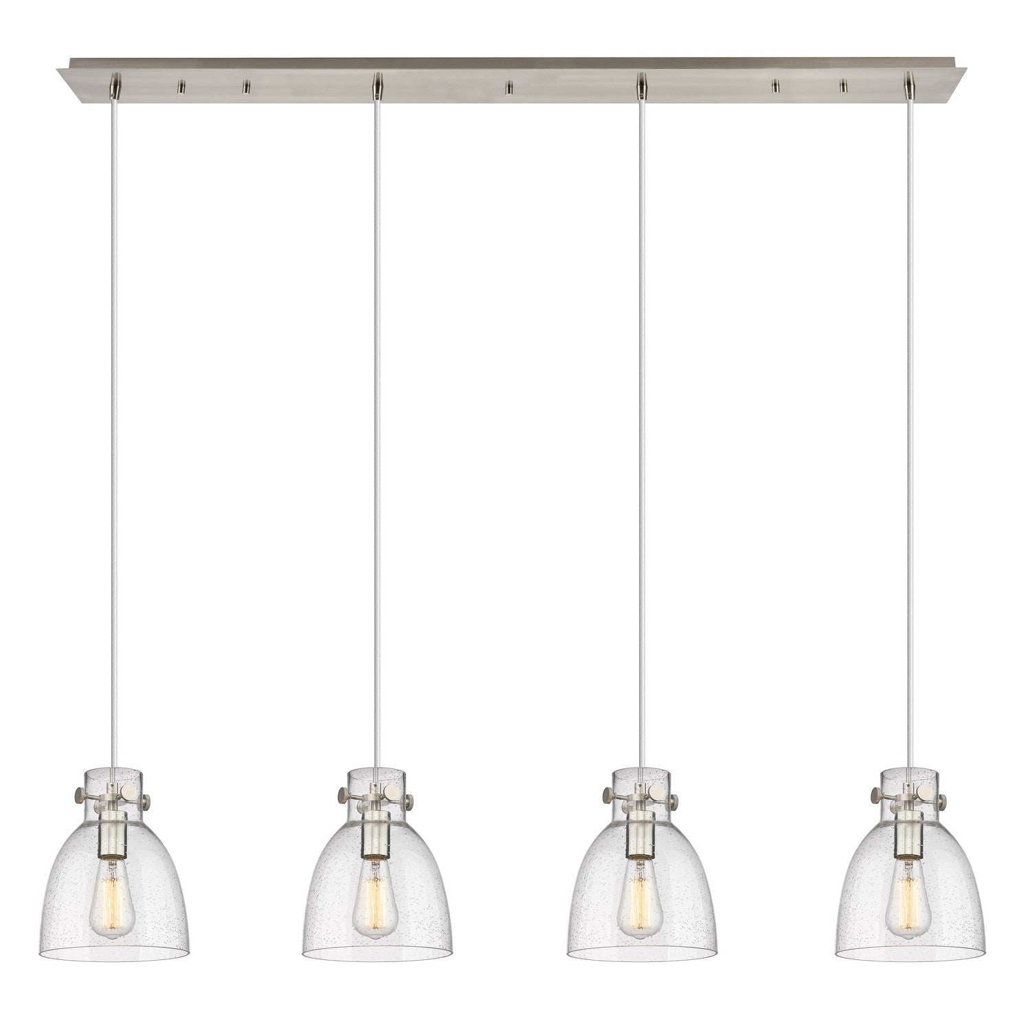 Innovations - 124-410-1PS-SN-G412-8SDY - Nine Light Linear Pendant - Downtown Urban - Brushed Satin Nickel