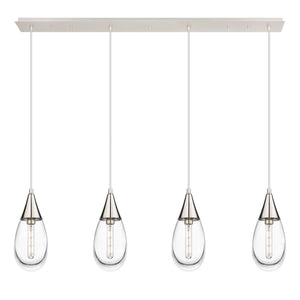 Innovations - 124-450-1P-PN-G450-6CL - LED Linear Pendant - Downtown Urban - Polished Nickel