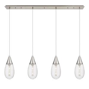 Innovations - 124-450-1P-SN-G450-6SCL - LED Linear Pendant - Downtown Urban - Brushed Satin Nickel