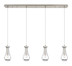 Innovations - 124-451-1P-SN-G451-5CL - LED Linear Pendant - Downtown Urban - Brushed Satin Nickel