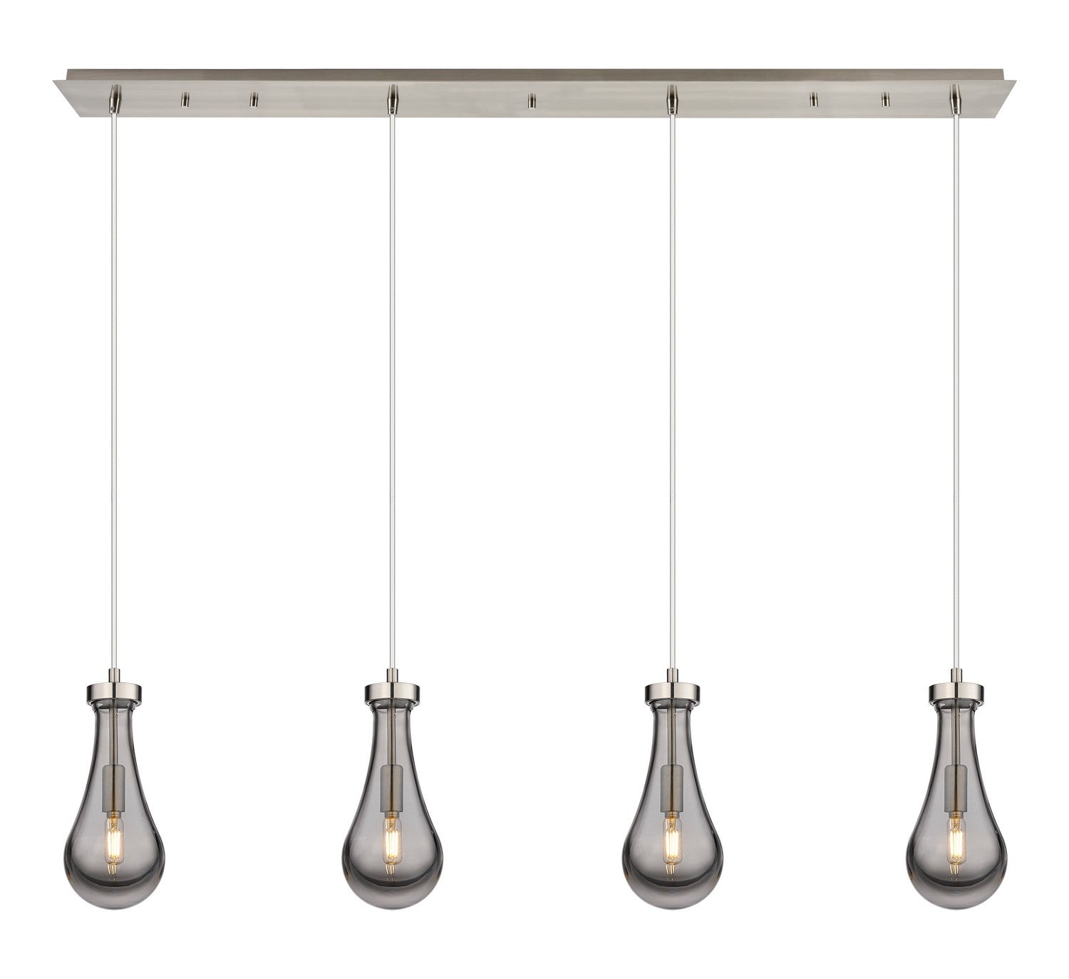 Innovations - 124-451-1P-SN-G451-5SM - LED Linear Pendant - Downtown Urban - Brushed Satin Nickel