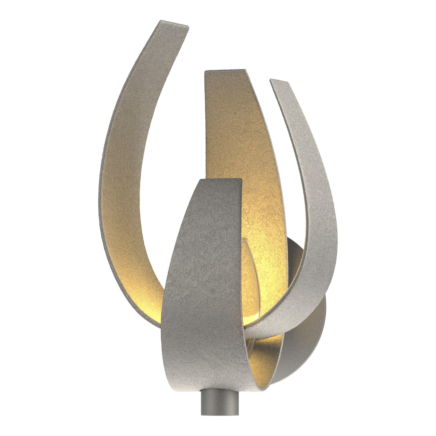 Hubbardton Forge - 206503-SKT-20-YE0377 - Corona Large Sconce - Corona - Natural Iron