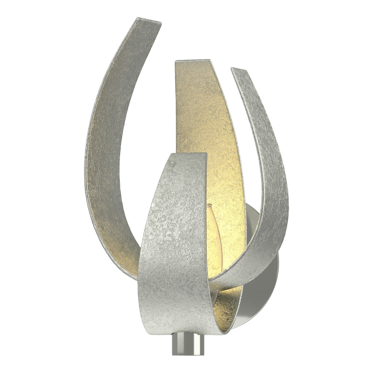 Hubbardton Forge - 206503-SKT-85-YE0377 - Corona Large Sconce - Corona - Sterling