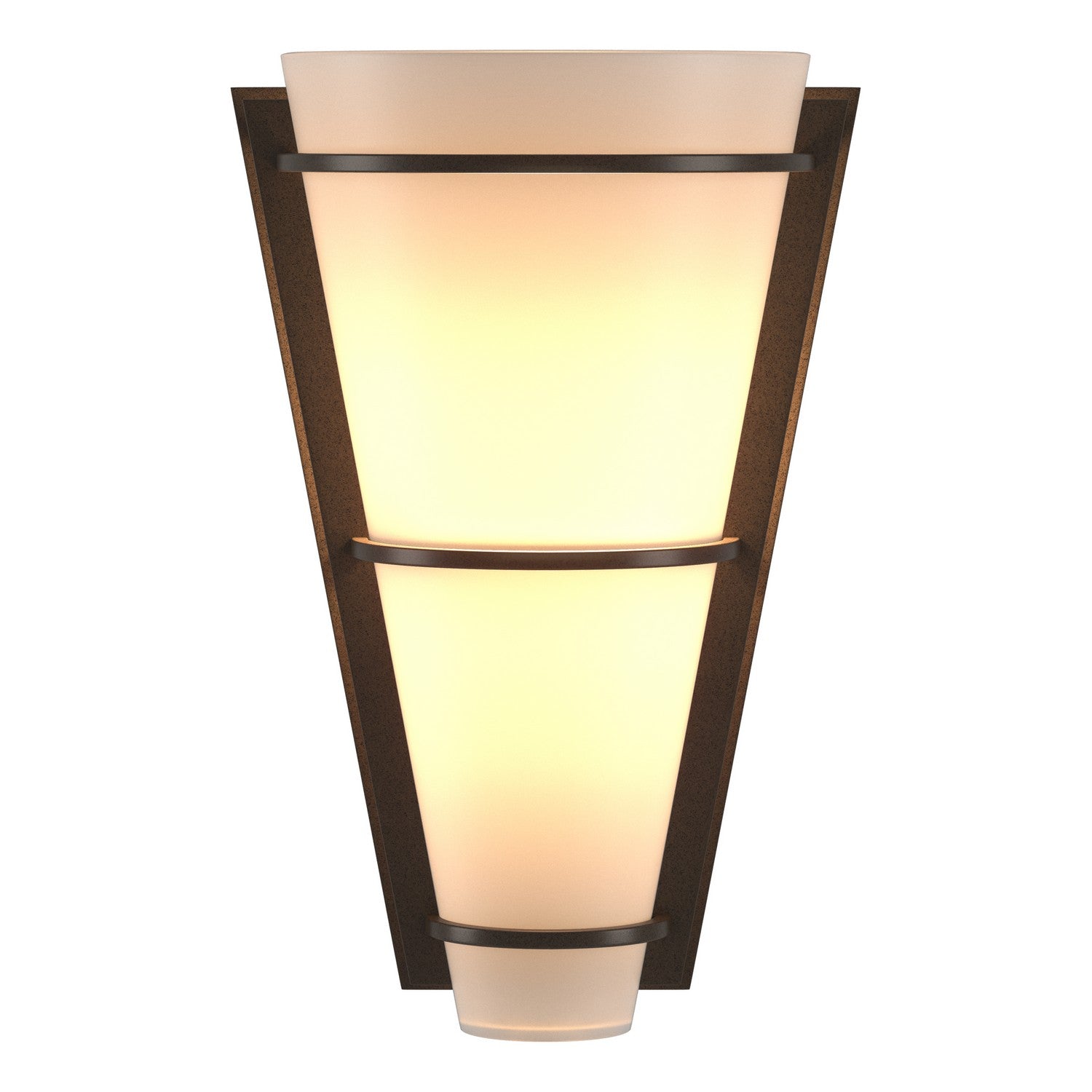 Hubbardton Forge - 206551-SKT-05-GG0059 - One Light Wall Sconce - Half Cone - Bronze