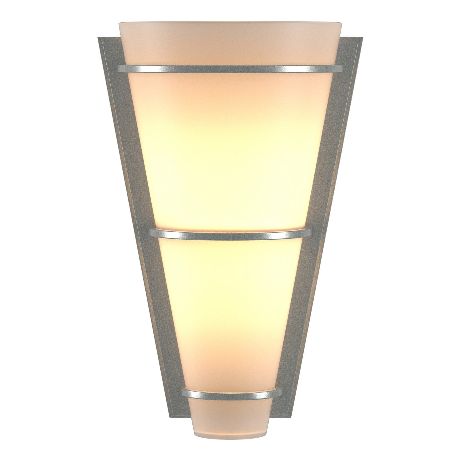 Hubbardton Forge - 206551-SKT-82-GG0059 - Suspended Half Cone Sconce - Half Cone - Vintage Platinum