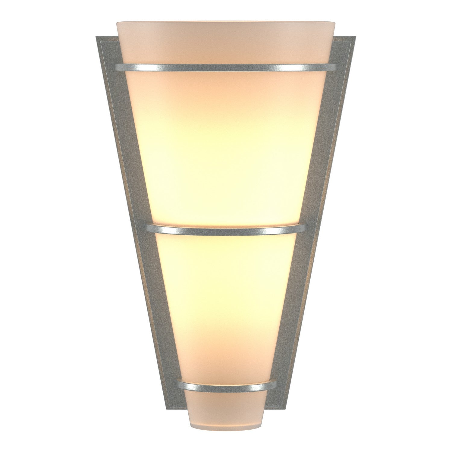 Hubbardton Forge - 206551-SKT-82-GG0059 - One Light Wall Sconce - Half Cone - Vintage Platinum