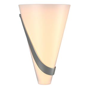 Hubbardton Forge - 206563-SKT-LFT-82-GG0074 - Two Light Wall Sconce - Half Cone - Vintage Platinum