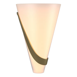 Hubbardton Forge - 206563-SKT-LFT-86-GG0074 - Two Light Wall Sconce - Half Cone - Modern Brass
