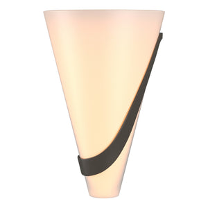 Hubbardton Forge - 206563-SKT-RGT-07-GG0074 - Two Light Wall Sconce - Half Cone - Dark Smoke