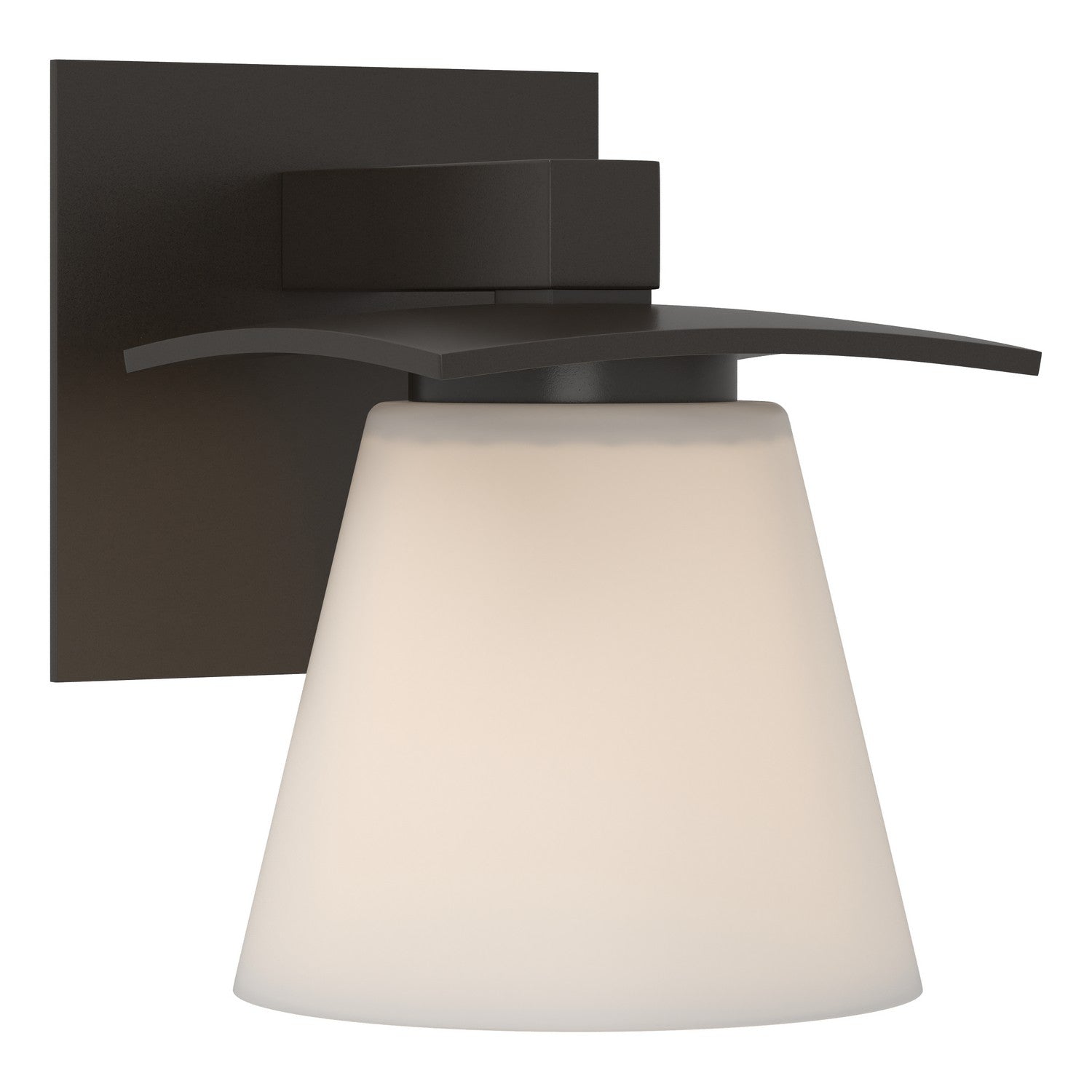 Hubbardton Forge - 206601-SKT-14-GG0242 - One Light Wall Sconce - Wren - Oil Rubbed Bronze