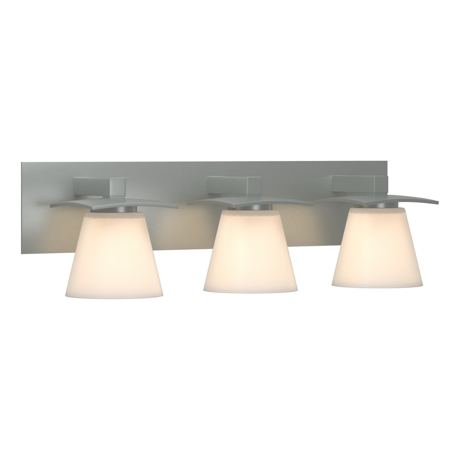 Hubbardton Forge - 206603-SKT-82-GG0242 - Three Light Wall Sconce - Wren - Vintage Platinum