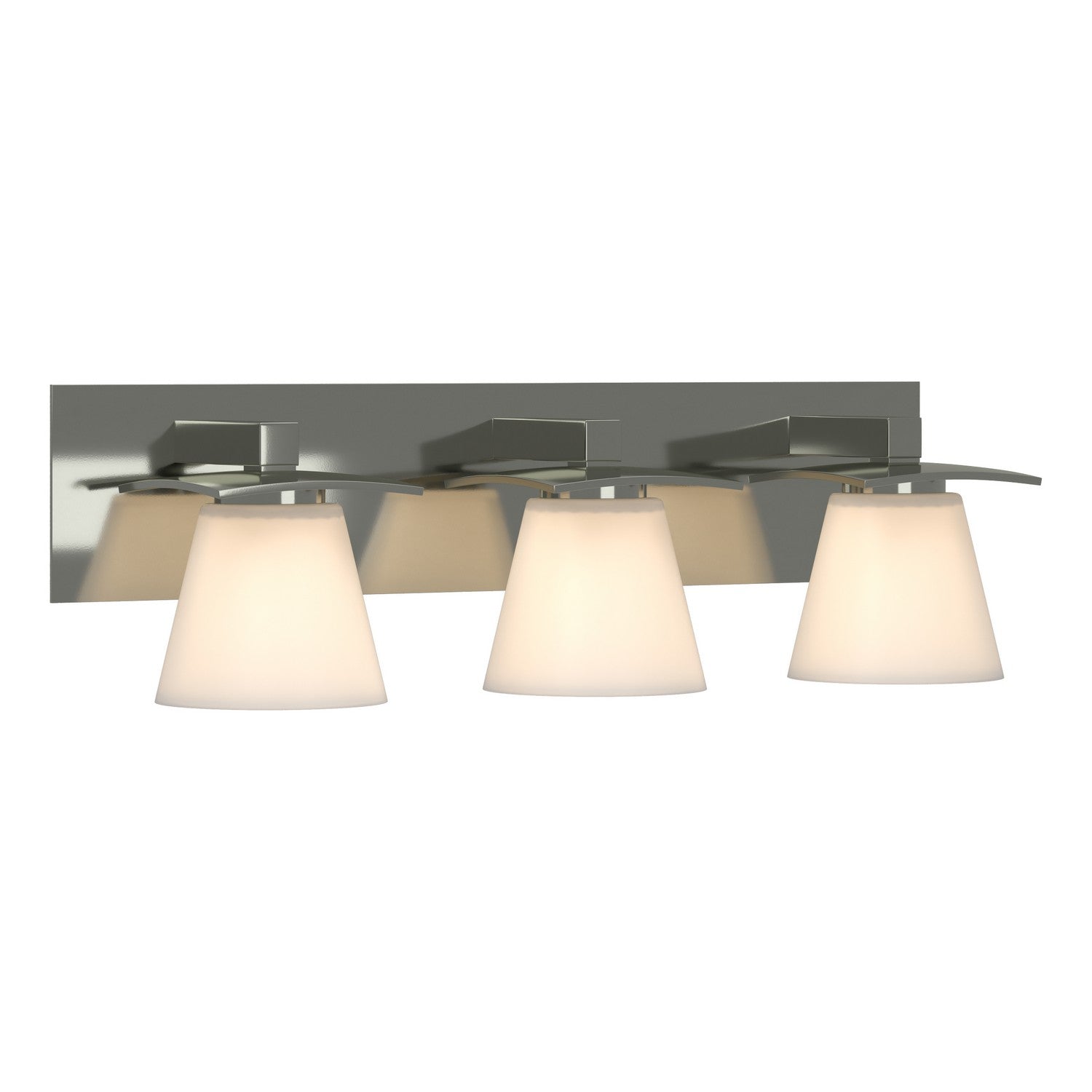 Hubbardton Forge - 206603-SKT-85-GG0242 - Three Light Wall Sconce - Wren - Sterling