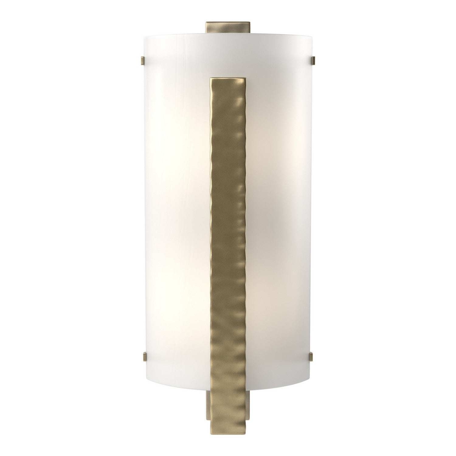Hubbardton Forge - 206729-SKT-86-BB0420 - Forged Vertical Bar Sconce - Vertical Bar - Modern Brass