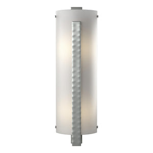 Hubbardton Forge - 206730-SKT-82-BB0401 - Two Light Wall Sconce - Vertical Bar - Vintage Platinum