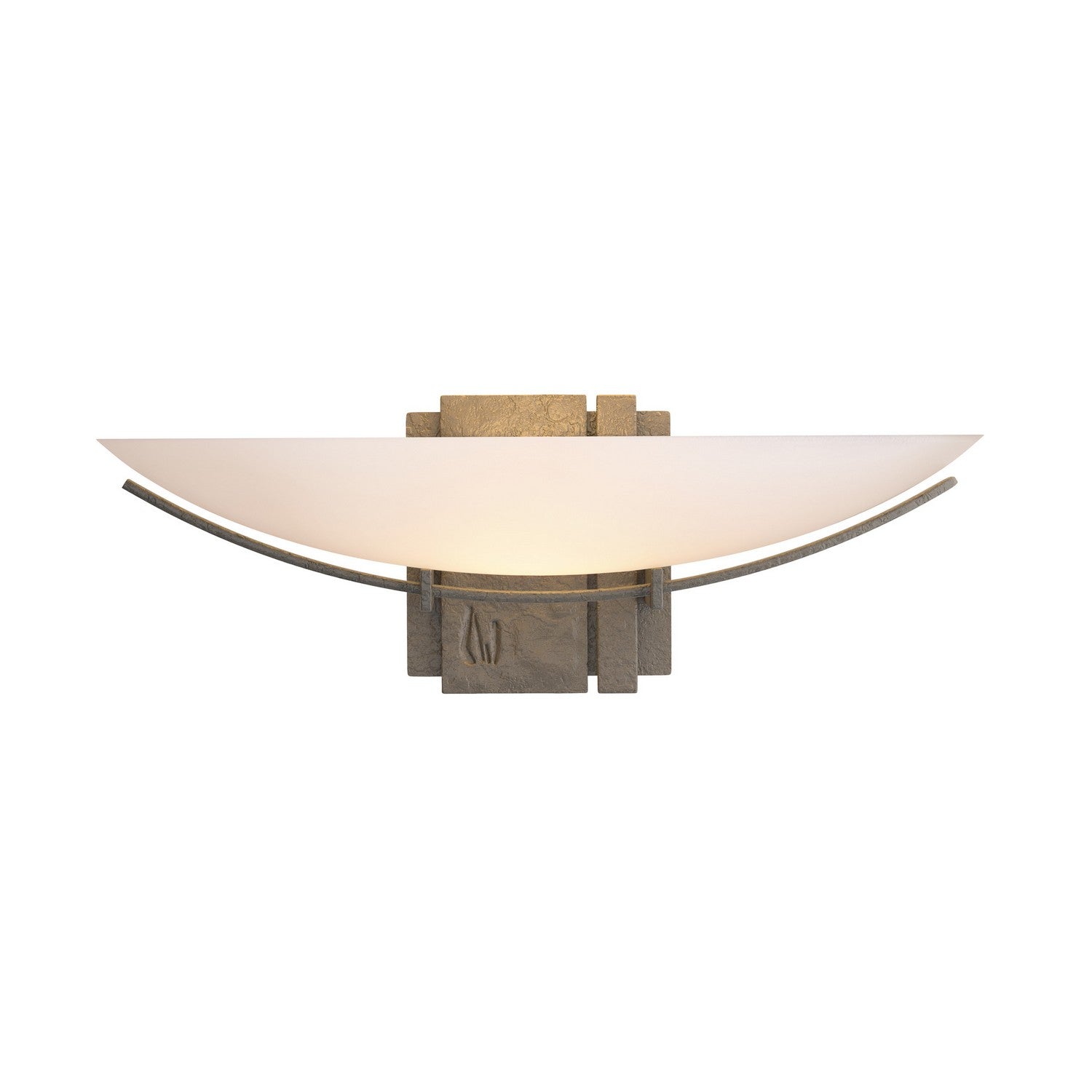 Hubbardton Forge - 207370-SKT-07-GG0090 - One Light Wall Sconce - Impressions - Dark Smoke