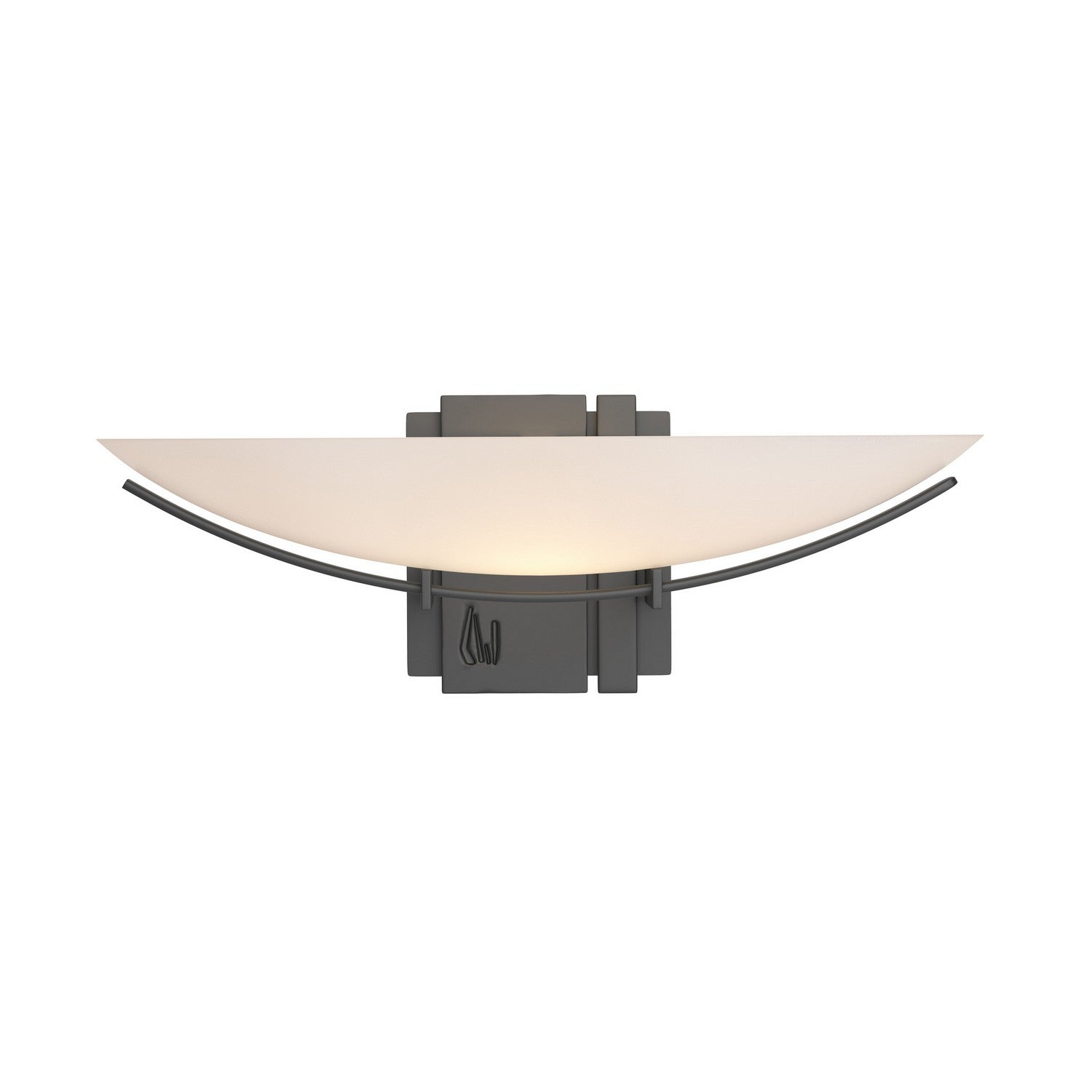 Hubbardton Forge - 207370-SKT-10-GG0090 - One Light Wall Sconce - Impressions - Black