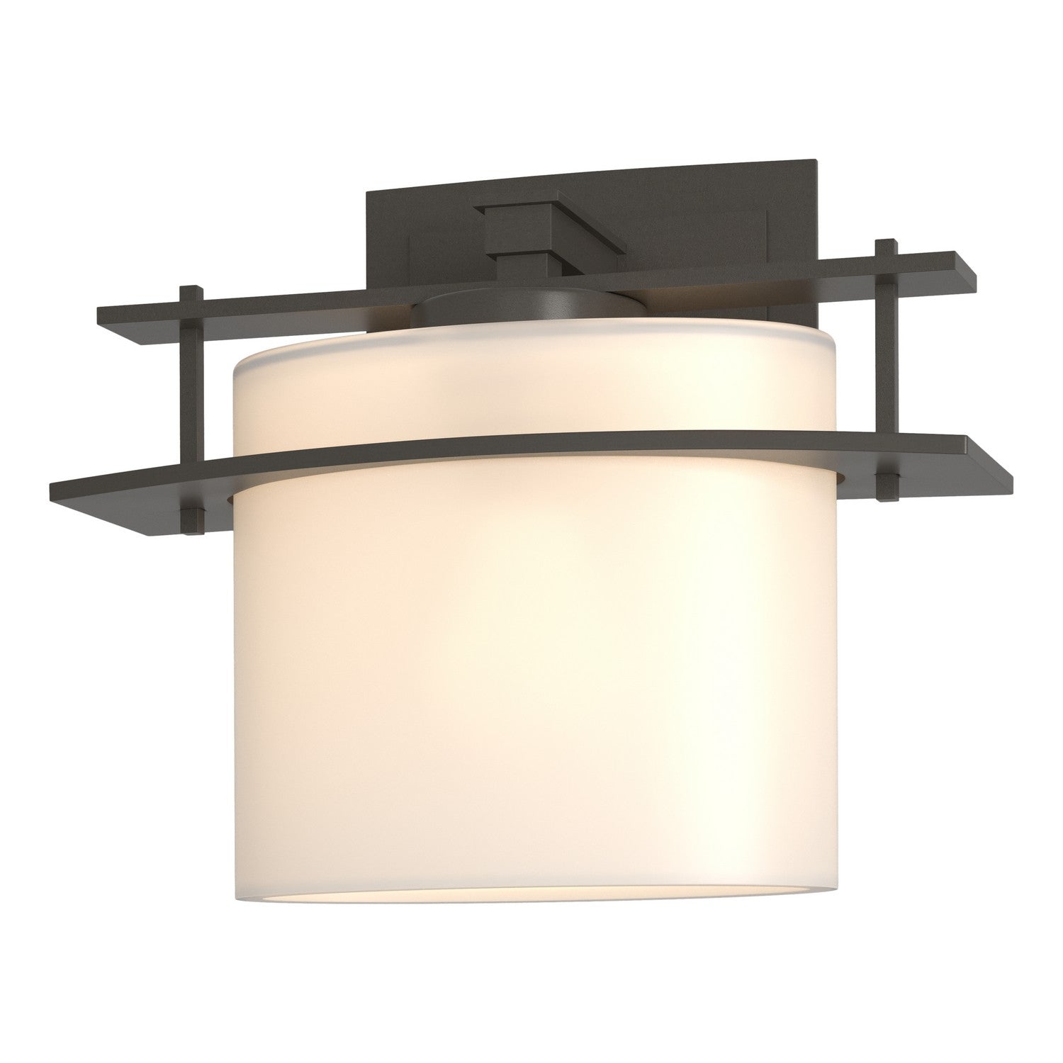 Hubbardton Forge - 207521-SKT-07-GG0182 - One Light Wall Sconce - Ellipse - Dark Smoke