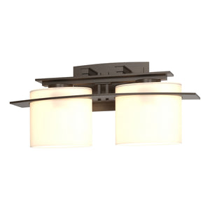 Hubbardton Forge - 207522-SKT-05-GG0182 - Two Light Wall Sconce - Ellipse - Bronze