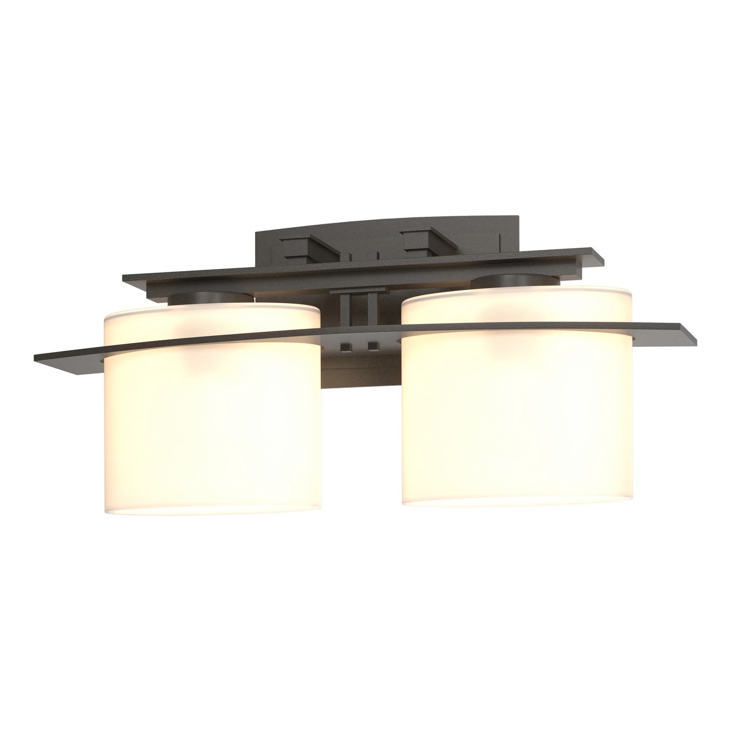 Hubbardton Forge - 207522-SKT-07-GG0182 - Two Light Wall Sconce - Ellipse - Dark Smoke