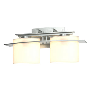 Hubbardton Forge - 207522-SKT-82-GG0182 - Two Light Wall Sconce - Ellipse - Vintage Platinum