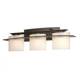 Hubbardton Forge - 207523-SKT-05-GG0182 - Three Light Wall Sconce - Ellipse - Bronze