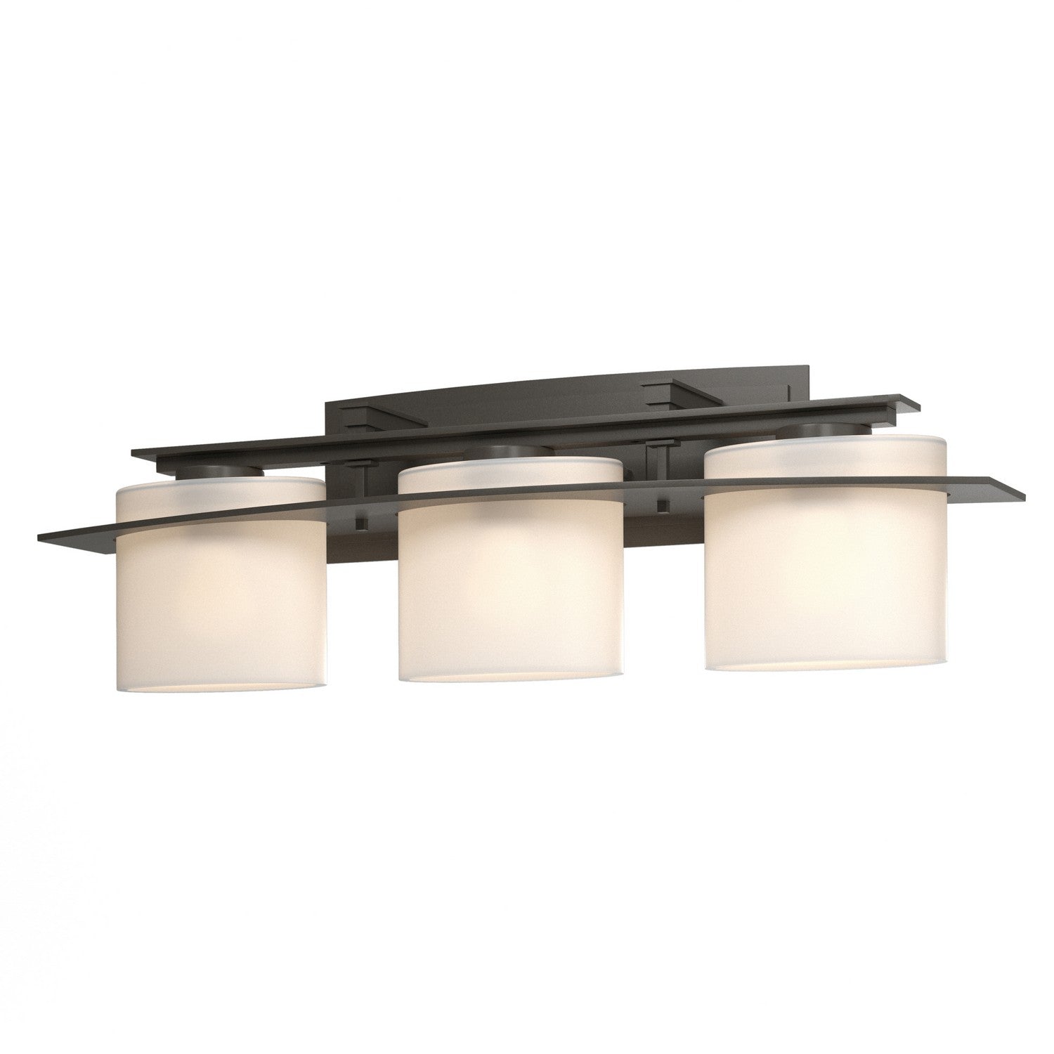 Hubbardton Forge - 207523-SKT-07-GG0182 - Arc Ellipse 3 Light Sconce - Ellipse - Dark Smoke