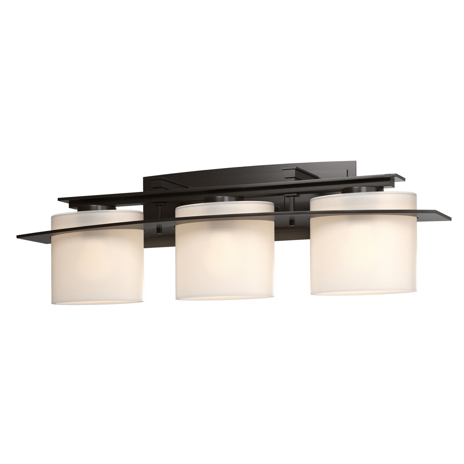 Hubbardton Forge - 207523-SKT-14-GG0182 - Three Light Wall Sconce - Ellipse - Oil Rubbed Bronze