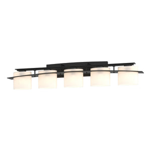 Hubbardton Forge - 207525-SKT-10-GG0182 - Five Light Wall Sconce - Ellipse - Black