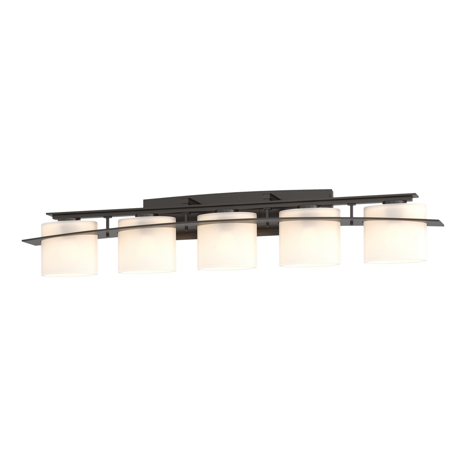 Hubbardton Forge - 207525-SKT-14-GG0182 - Five Light Wall Sconce - Ellipse - Oil Rubbed Bronze