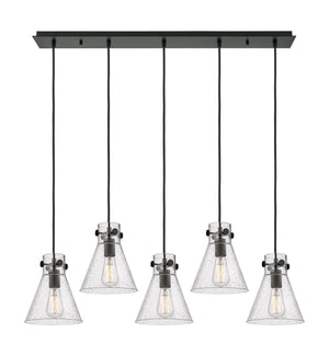 Innovations - 125-410-1PS-BK-G411-8SDY - Eight Light Linear Pendant - Downtown Urban - Matte Black