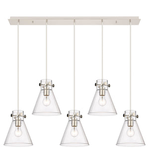 Innovations - 125-410-1PS-PN-G411-8CL - Two Light Linear Pendant - Downtown Urban - Polished Nickel