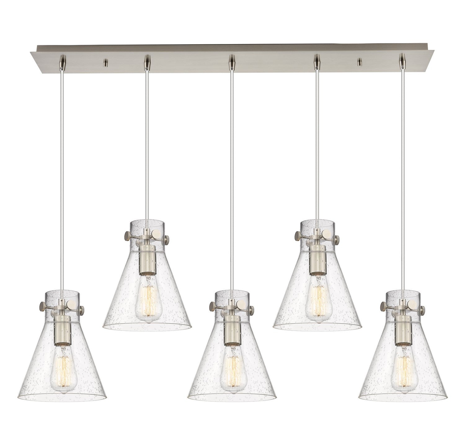 Innovations - 125-410-1PS-SN-G411-8SDY - Two Light Linear Pendant - Downtown Urban - Brushed Satin Nickel