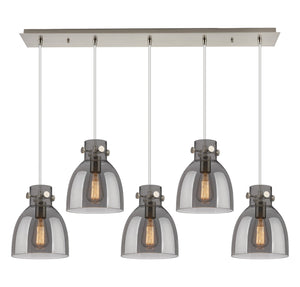 Innovations - 125-410-1PS-SN-G412-8SM - Eight Light Linear Pendant - Downtown Urban - Brushed Satin Nickel