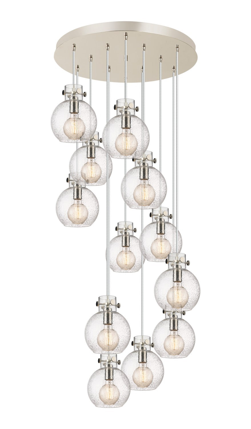 Innovations - 126-410-1PS-PN-G410-8SDY - 12 Light Pendant - Newton - Polished Nickel