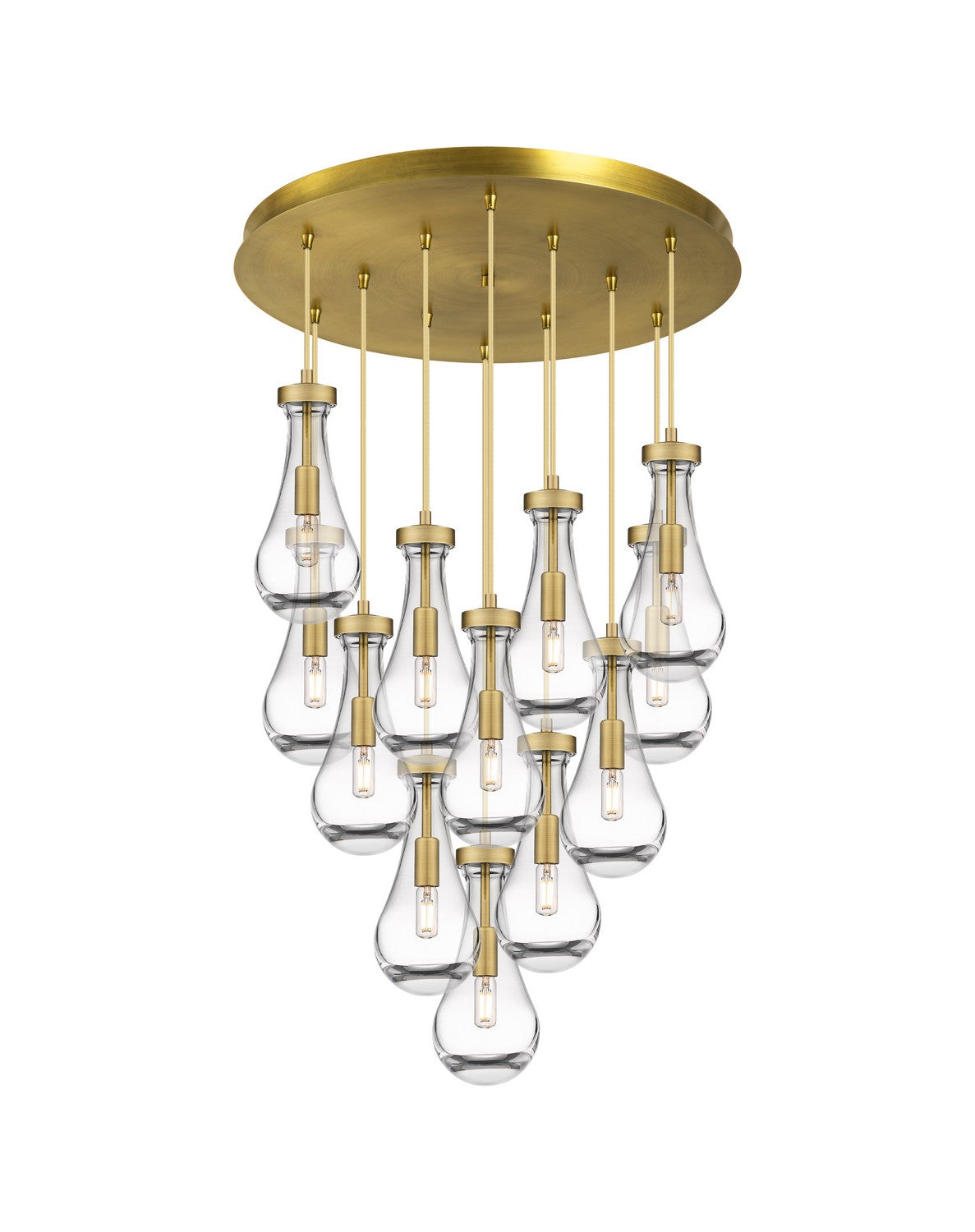 Innovations - 126-451-1P-BB-G451-5CL - LED Pendant - Downtown Urban - Brushed Brass