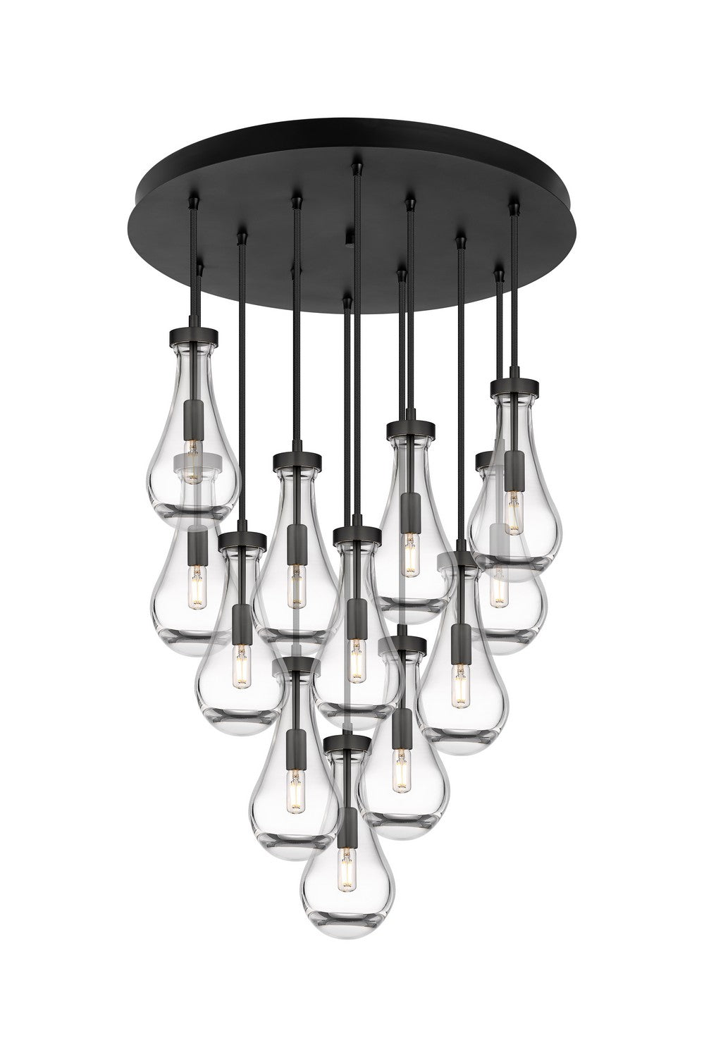 Innovations - 126-451-1P-BK-G451-5CL - LED Pendant - Downtown Urban - Matte Black