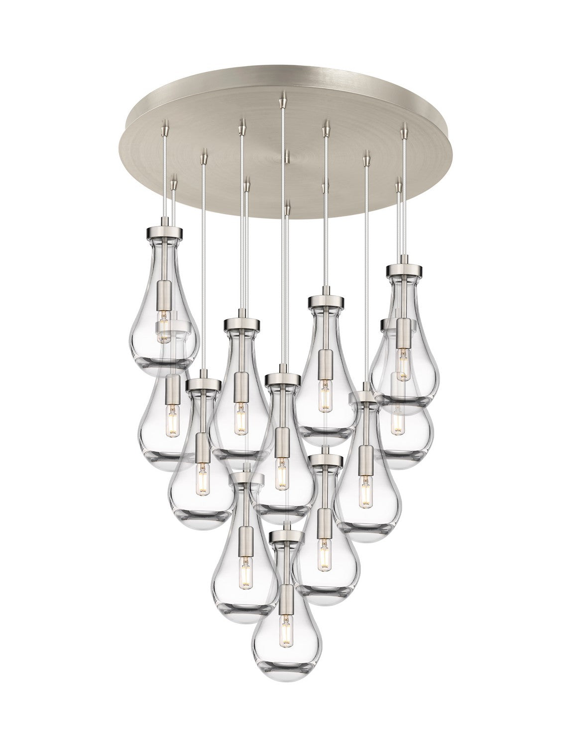 Innovations - 126-451-1P-SN-G451-5CL - LED Pendant - Downtown Urban - Brushed Satin Nickel