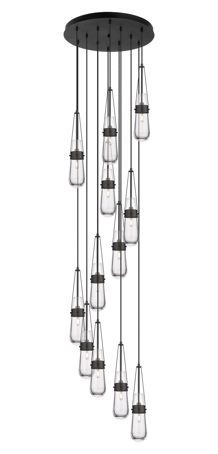 Innovations - 126-452-1P-BK-G452-4CL - LED Pendant - Downtown Urban - Matte Black