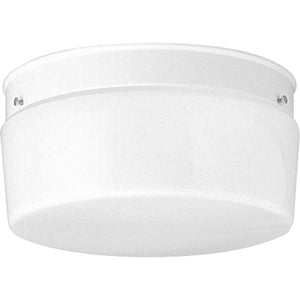 Progress Lighting - P3520-30 - Two Light Flush Mount - White Glass - White