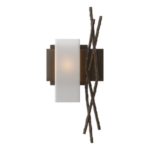 Hubbardton Forge - 207670-SKT-LFT-05-GG0351 - One Light Wall Sconce - Brindille - Bronze