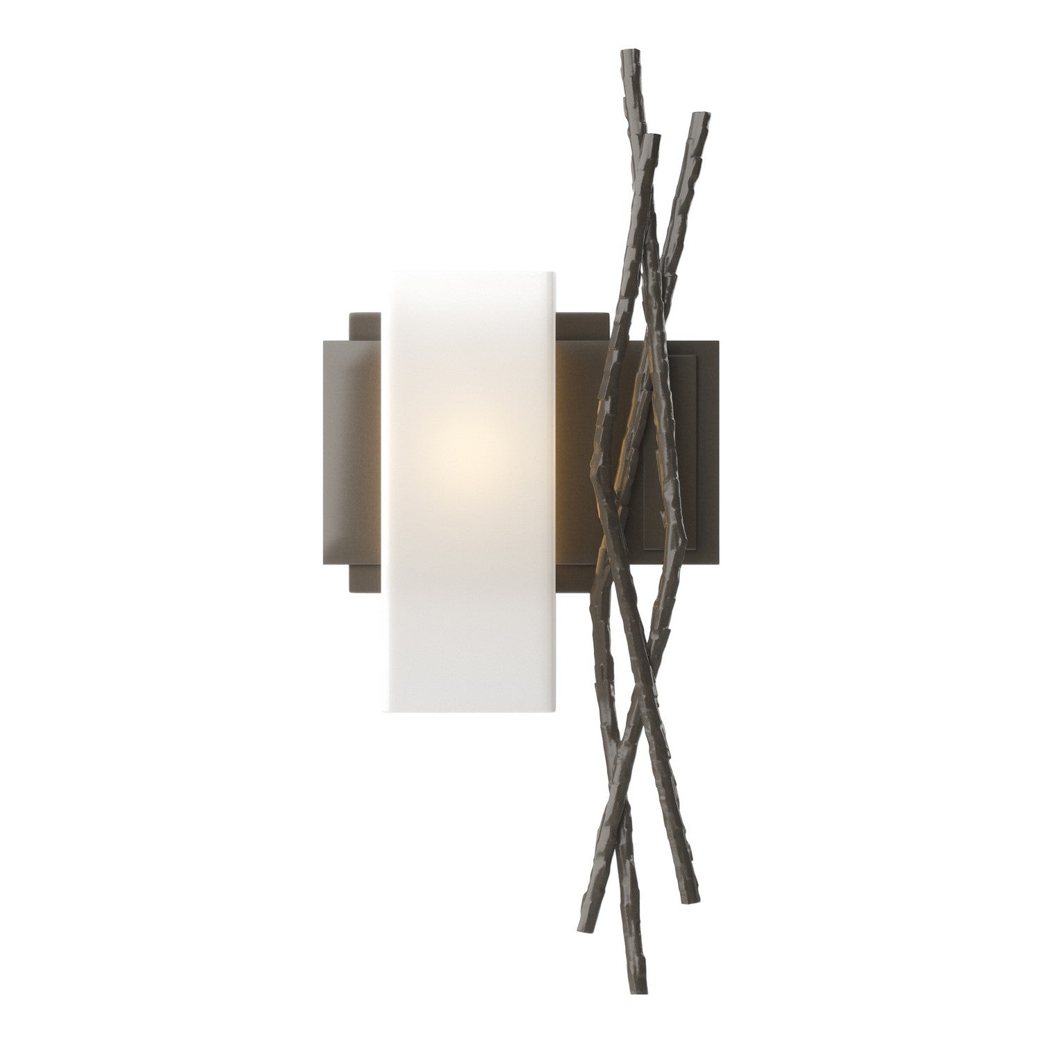 Hubbardton Forge - 207670-SKT-LFT-07-GG0351 - Brindille Sconce - Brindille - Dark Smoke