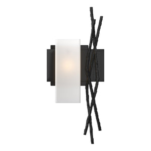 Hubbardton Forge - 207670-SKT-LFT-10-GG0351 - One Light Wall Sconce - Brindille - Black