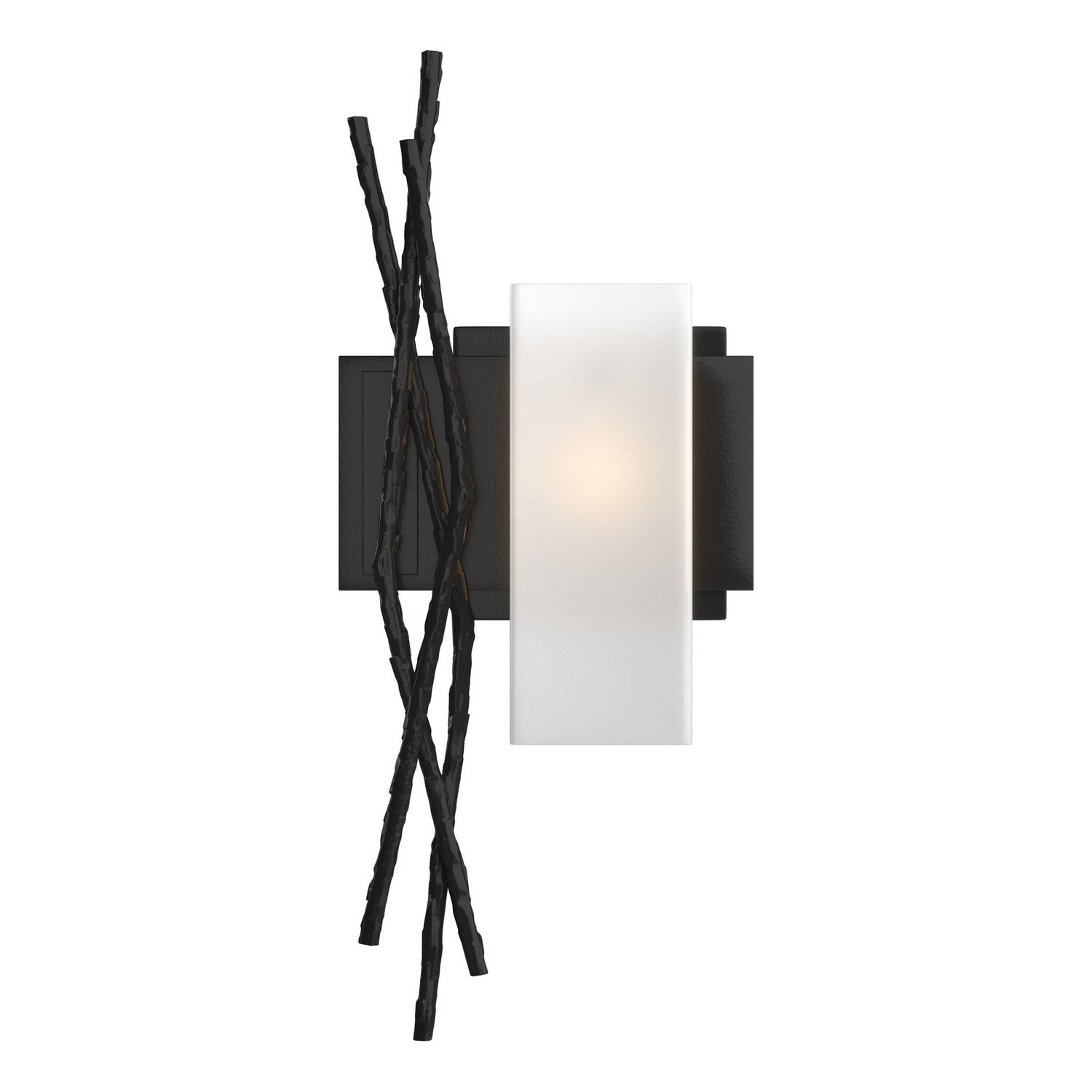 Hubbardton Forge - 207670-SKT-RGT-10-GG0351 - One Light Wall Sconce - Brindille - Black