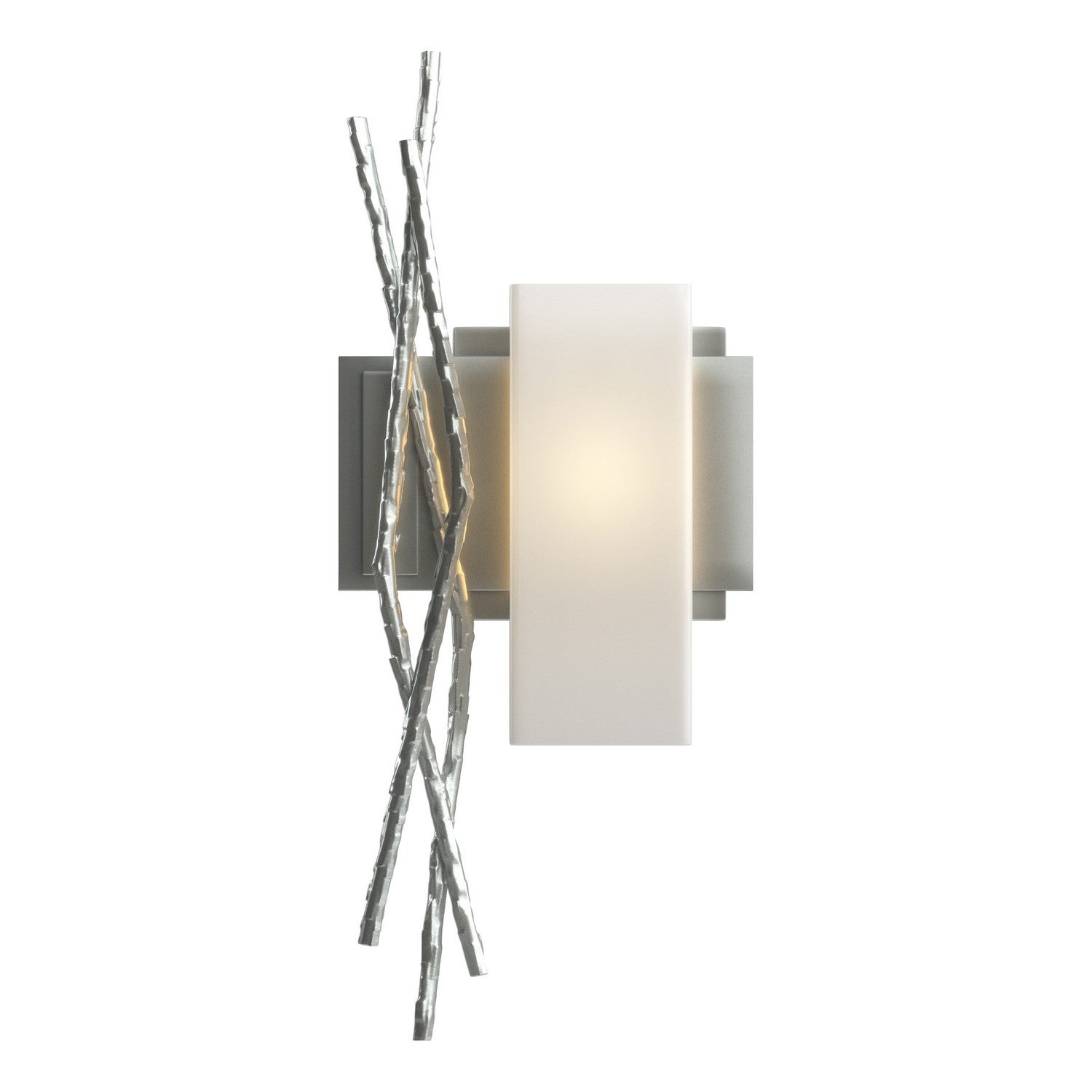 Hubbardton Forge - 207670-SKT-RGT-82-GG0351 - One Light Wall Sconce - Brindille - Vintage Platinum